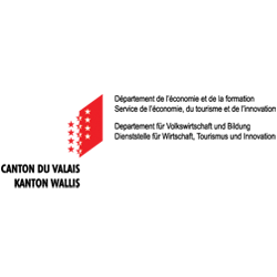 Valais département économie logo